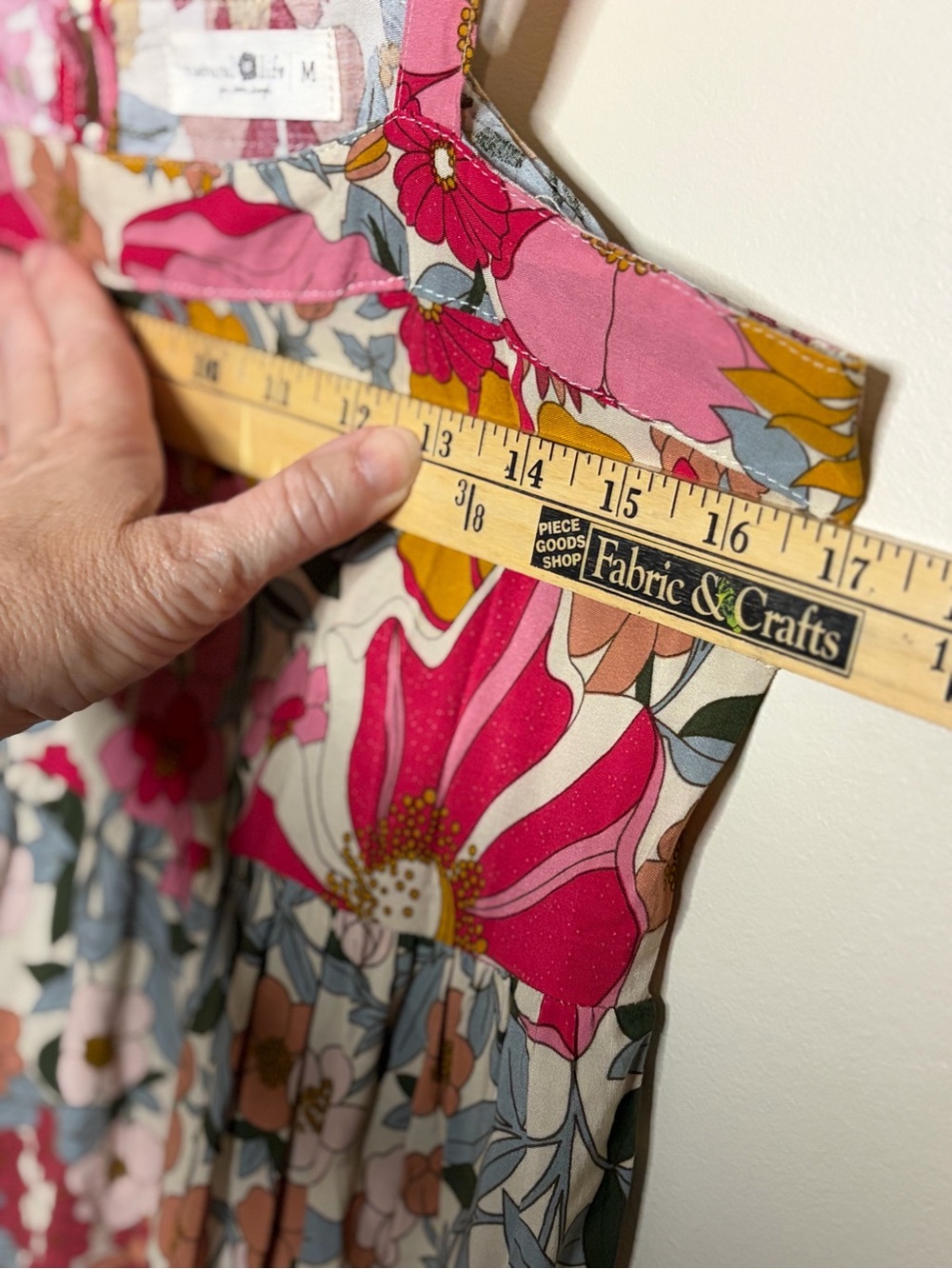 NATURAL LIFE Maxi Dress in Pink, Mustard & Green #1272 - Picture 9 of 10